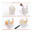 Bread Slicer, Foldable Toast Slicer Sandwich Slicing Machine- Quick and Safe Evenly Kitchen 4