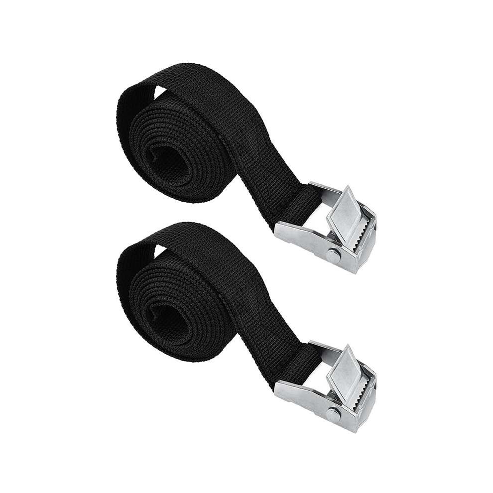 2Pcs Lashing Straps With Buckles Adjustable, Up To 600Lbs, Tie Down For Cargo, Trucks, Trailer, Luggage 4854076876566