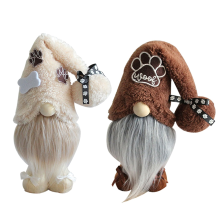 Dog Gnomes Paws Doll Spring Stuffed Swedish Tomte Puppy Tiered Tray Decoration Handmade Home Decor