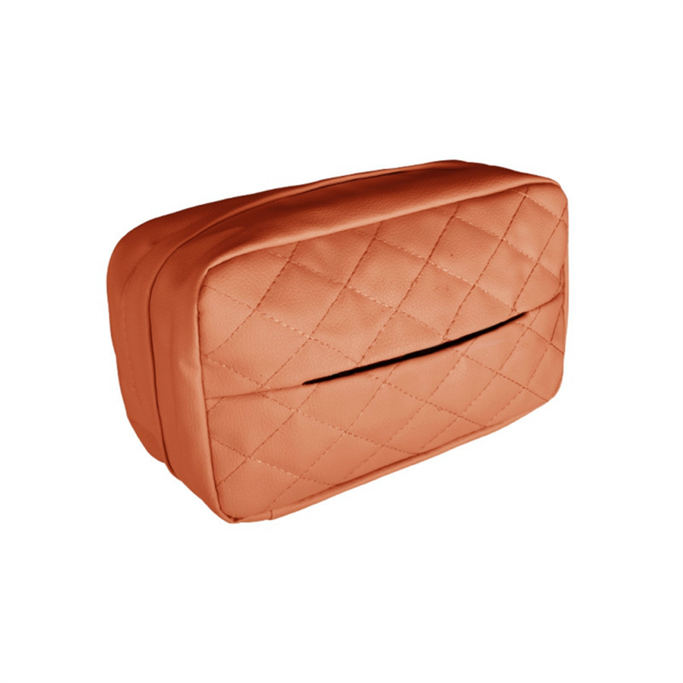 Car Tissue Holder, Tissues Box Cover For Backseat, Perfect Organization And Daily Use (Brown) Brown 4854076808420