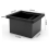 Coffee Grounds Box Desktop Embedded Hollow Bottomless Square Stainless Steel Knocking Bucket 4