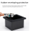 Coffee Grounds Box Desktop Embedded Hollow Bottomless Square Stainless Steel Knocking Bucket 6