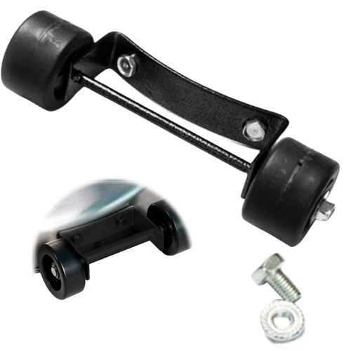 Universal Patio Heater Wheel Kit, Wheels, Bracket + Black Replacement 2