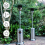 Universal Patio Heater Wheel Kit, Wheels, Bracket + Black Replacement 8
