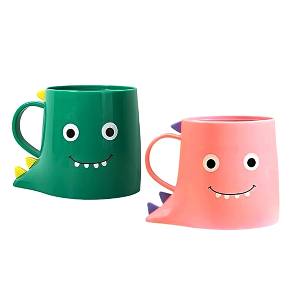Pp Mouthwash Holder, 2Pcs Cute Dinosaur Cups, Bathroom Toothbrush Cup, Cup B Saudism