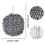 4 PCS Chenille Hanging Hand Towels Absorbent Soft Bath Towel 5