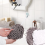 4 PCS Chenille Hanging Hand Towels Absorbent Soft Bath Towel 8