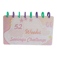 1PCS Budget Book, Saving Challenge Book of Money Organizer, 52 Weeks Filling and