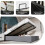(6FT Super King Size Bed Frame) Linen Ottoman Bed with Wireless Charging, Grey 5