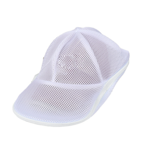 Simple Hat Wash Protector Baseball Cap Cleaner Laundry Bag Washing Machine Mesh New 2Pcs,White 1
