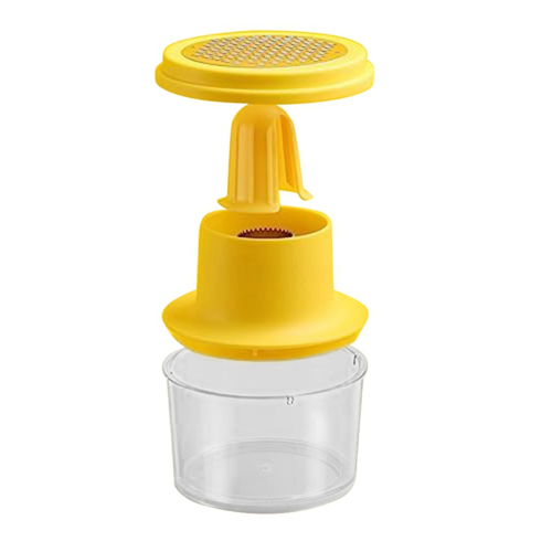 Corn Peeler, Stripper, Cob Stripping Tool Cutter & Remover with Built-in Cup Grater, Corn- 1