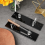 2 Pcs Acrylic Knife Display Stand Fixed Blade Collection Holder for Single Wide 9