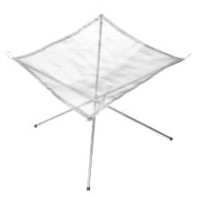 Folding Campfire Stand Portable Fire Pit Outdoor Metal Holder Brackets,Medium