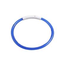 LED Light Dog Collar Detachable Glowing USB Charging Luminous Leash for Pet Products Charge Blue