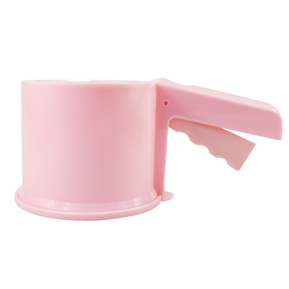 Fine Flour Sifter Powder Sugar Sifter, Premium Food-Grade ABS Sieve with One Hand Design for Baking Cakes A-image-OPC-PJSKFG8-NEW