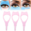 Eyelashes Tools Mascara Shield Applicator ,Eyelash Tool Upper Lower Eye Lash Guard Pink 7