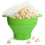 Popcorn Microwave Silicone Foldable Kitchen Easy Tools DIY Bucket Bowl Maker with Lid,Green 10