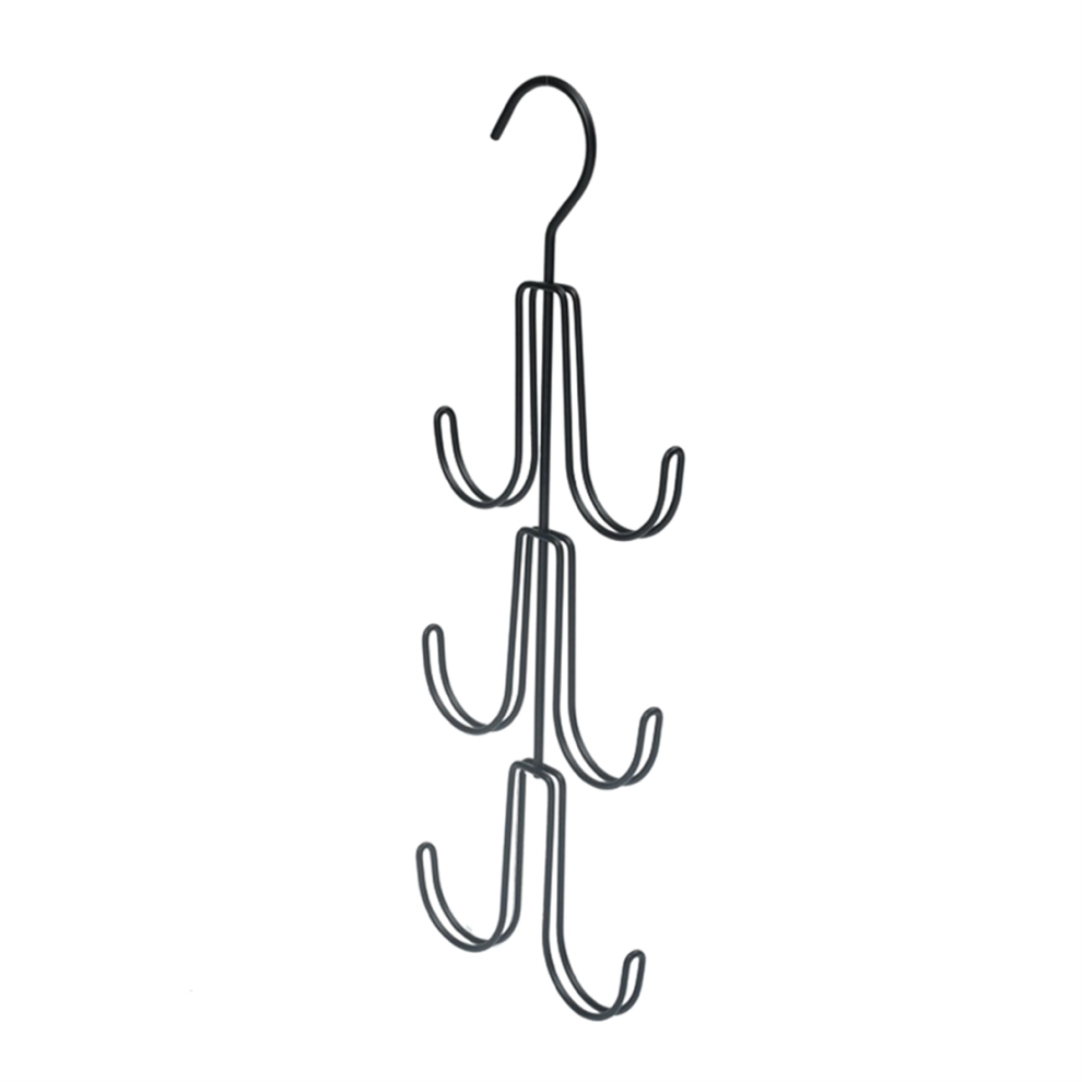 Black Handbag Storage Hanger Metal Rotatable Hook for Organizing and Storing Multifunctional Bag Tie Holder-image-OPC-PJSKJJY-NEW