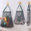 Reusable Kitchen Hanging Mesh Bag Large Capacity Home Fruit Vegetable Storage No.2 4