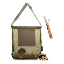 Mushroom Foraging Kit, Bag & Knife with Brush, Portable Wild Mushroom/ Bag, Picking