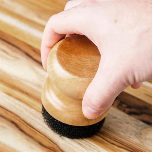 Kitchen Cutting Board Oil Wax Applicator Work Table Oiling Bamboo Wood Tool B 2