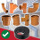 SPARES2GO Gutter Down Pipe Drain Adaptor 68mm Rain Water to 110mm Underground Drainage Reducer 4