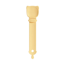Pet Feeder Spoon Cat Snack Liquid Food Squeeze Tools Multifunctional Feeding Orange