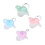 4Pcs Binkies Light Slim Lovely Shape Comfortable 9