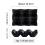 Kitchen Supplies Egg Tray Rack Household Ceramic Tableware Black 3