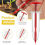 Mini Seed Spreader,Mini Sowing Dispenser,Seed Planter Tool,Manual Seedlings Dibber and Widger Sower Spreader 3