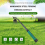 Garden Weeding Teeth, Remover Tool, Hand Uprooting Weeder Multi-Purpose Puller, Puller Tool with Forgeds Steel, A 3