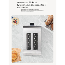 2 Toaster with Auto Shut Off - Extra Wide Slots and Removable Drop-Down Crumb Tray Cancel EU Plug