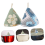 Pot Lid Cap Triangular Heat Insulation Handle Cover Ear Cover,Green & 4
