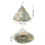 Pot Lid Cap Triangular Heat Insulation Handle Cover Ear Cover,Green & 3