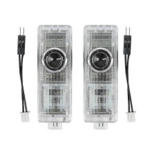 2Pcs Car Door Projector Laser Led Lights Courtesy Puddle Shadow Lamps for BMW