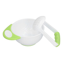 Baby Food Masher Bowl Set Non Slip Long Bowl