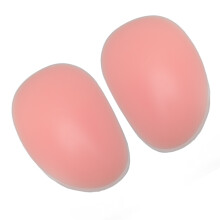 1 Paar Silikon-Butt-Pads, dünne Kanten, abnehmbare Polsterung, Gesäß-Inserts für Frauen, Pink, 7,1 Unzen