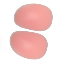 1 Paar Silikon Gesäßpolster Dünne Kanten Abnehmbare Polster Gesäß-Einlagen für Damen Pink 10,6 Unzen