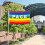 Colorful Peace Flag Polyester Pacifist Flag 90 X 6