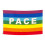 Colorful Peace Flag Polyester Pacifist Flag 90 X 2