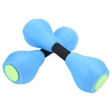 Schwimmwasser Sport Hantel EVA Wasserdicht Tragbare Hanteln für Yoga Fitness Training Blau