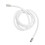Cordon rond blanc scintillant pour capuche de 138 cm 12