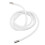 Cordon rond blanc scintillant pour capuche de 138 cm 16
