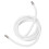 Cordon rond blanc scintillant pour capuche de 138 cm 8