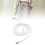 Cordon rond blanc scintillant pour capuche de 138 cm 1