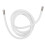 Cordon rond blanc scintillant pour capuche de 138 cm 3
