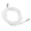 Cordon rond blanc scintillant pour capuche de 138 cm 7