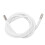 Cordon rond blanc scintillant pour capuche de 138 cm 6