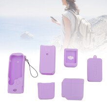 POCKET 3 Copertura in silicone viola per lente e schermo
