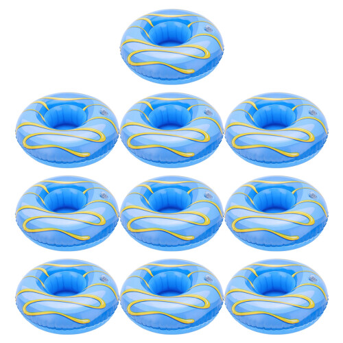 10 pezzi galleganti per bevande 21x21 cm PVC multicolore 1